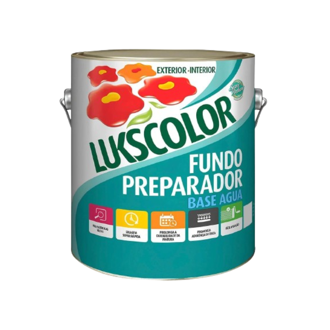 Fundo Preparador Lukscolor - Base Água