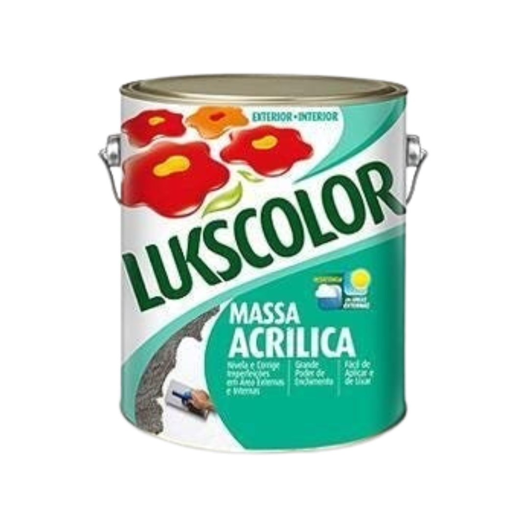Massa Acrílica Lukscolor
