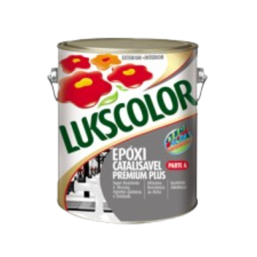 Tinta Epóxi Lukscolor Catalisável parte A Premium Plus