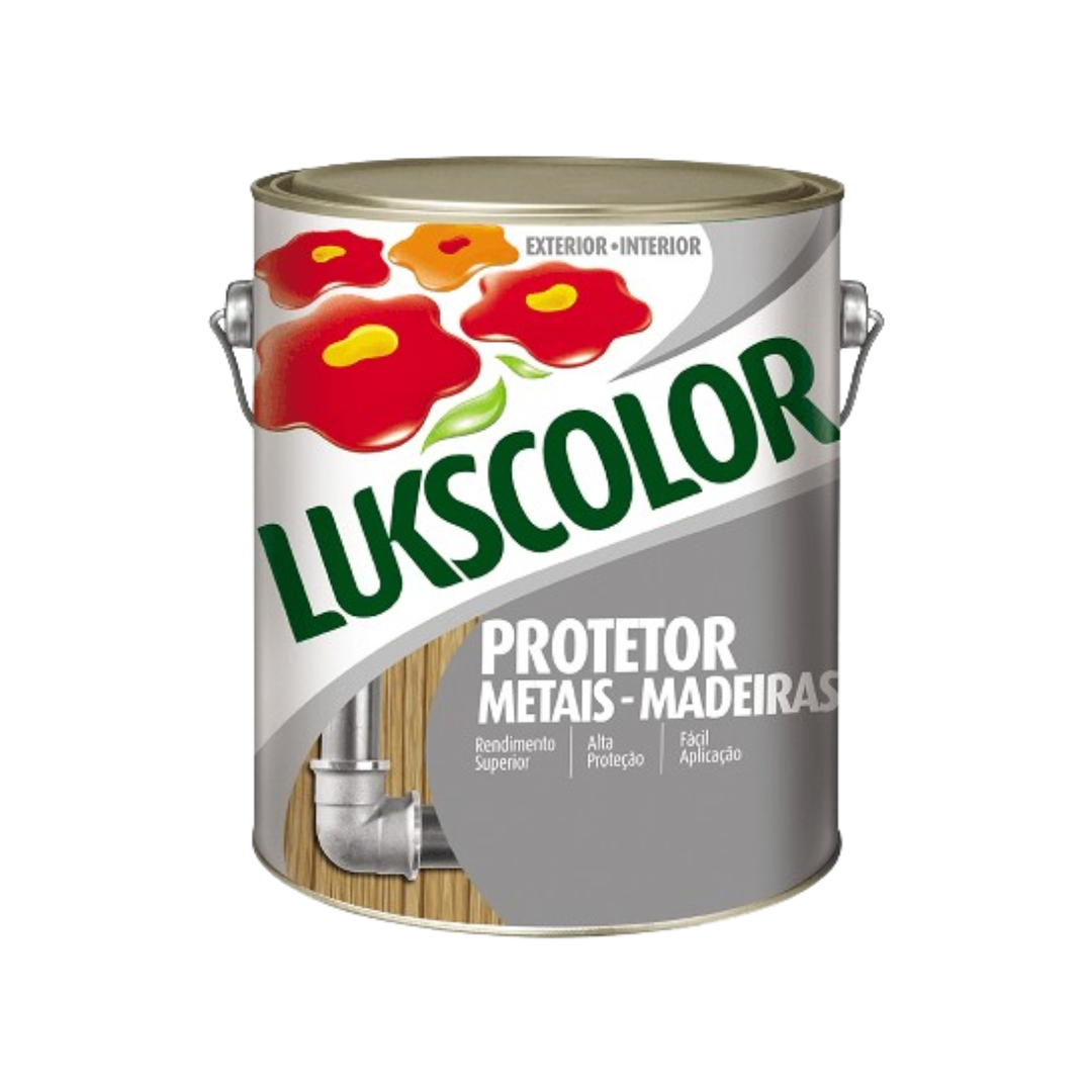 Tinta Para Metais Fundo Lukscolor Grafite