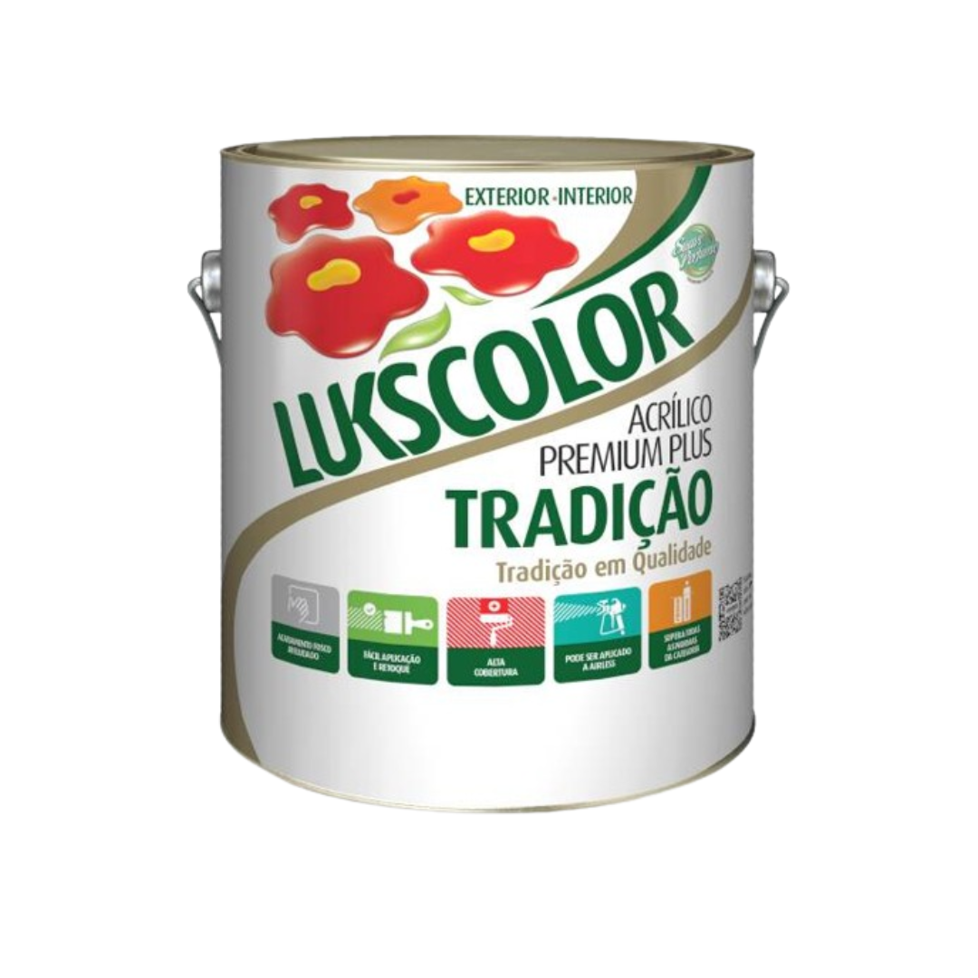 Tinta Tradição Lukscolor Acrílico Premium Plus