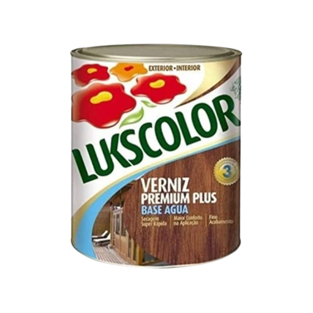 Verniz Premium Plus Lukscolor - Base Água - Duplo Filtro Sol